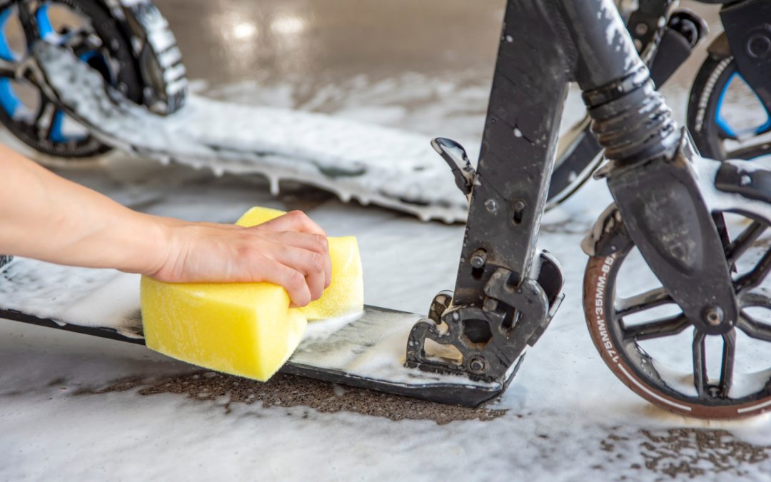 Servicios de limpieza profesional para patinetes eléctricos