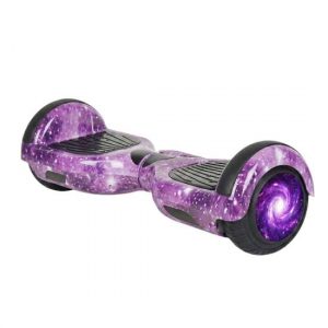 Hoverboard 6.5" galaxia morado con bluetooth y luces LED