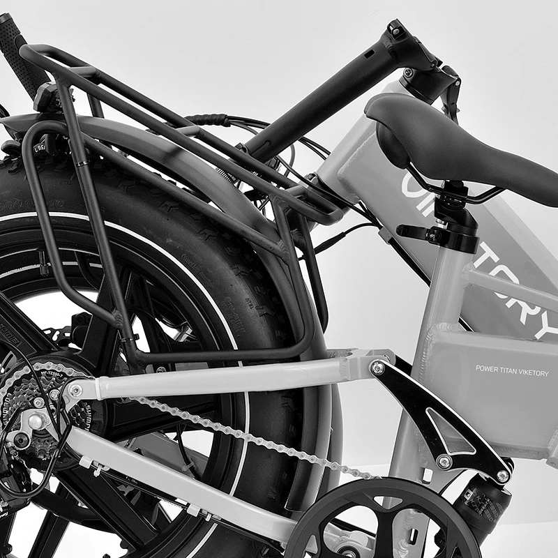 BRAVE ebike FATBIKE Plegable Naranja/Gris - Imagen 3