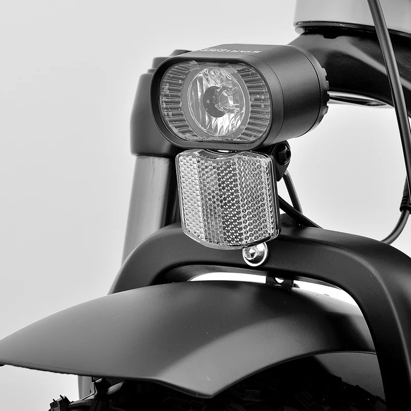 BRAVE ebike FATBIKE Plegable Naranja/Gris - Imagen 4