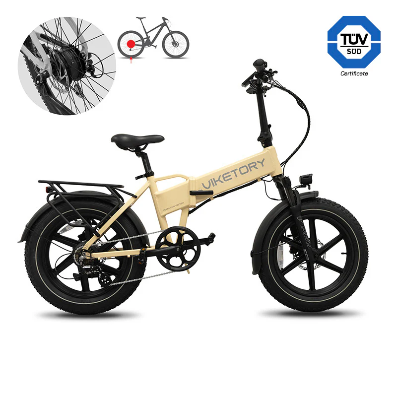Lithor ebike FATBIKE Plegable crema - Imagen 2